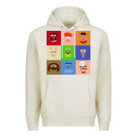 Oatmeal Heather Muppets and Friends Premium Hoodie - linhVisuals