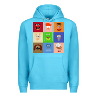 Ocean Blue Muppets and Friends Premium Hoodie - linhVisuals