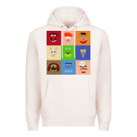 Pale Pink Muppets and Friends Premium Hoodie - linhVisuals