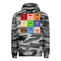 Slate Camo Muppets and Friends Premium Hoodie - linhVisuals