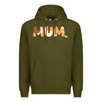 Army Green Bluey Mum Premium Hoodie - linhVisuals