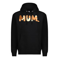 Black Bluey Mum Premium Hoodie - linhVisuals