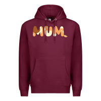 Burgundy Bluey Mum Premium Hoodie - linhVisuals