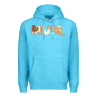 Ocean Blue Bluey Mum Premium Hoodie - linhVisuals