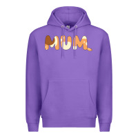 Purple Bluey Mum Premium Hoodie - linhVisuals