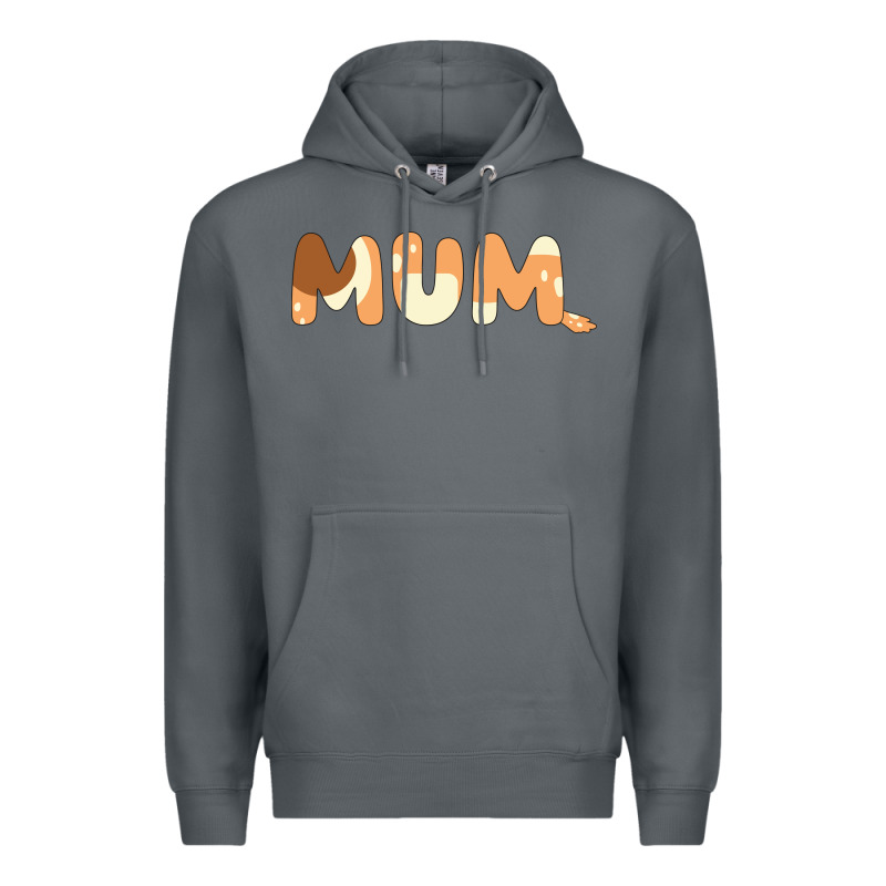 Bluey Mum Premium Hoodie by linhVisuals | Teevron