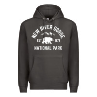 Smoke womens new river gorge national park bear west virginia nature v neck Premium Hoodie - linhVisuals