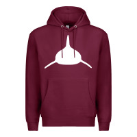 Burgundy newandy casagrande Premium Hoodie - linhVisuals