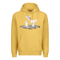 Antique Gold newanimaniacs pinky and the brain Premium Hoodie - linhVisuals