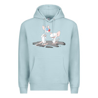 Blue Mist newanimaniacs pinky and the brain Premium Hoodie - linhVisuals