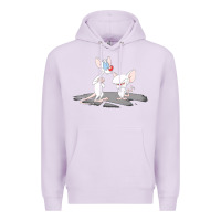 Lilac newanimaniacs pinky and the brain Premium Hoodie - linhVisuals