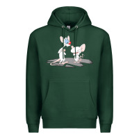Sports Green newanimaniacs pinky and the brain Premium Hoodie - linhVisuals