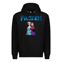 Black newanna and elsa frozen Premium Hoodie - linhVisuals
