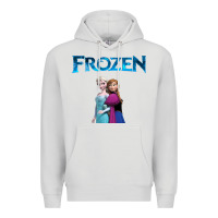 Dove Grey newanna and elsa frozen Premium Hoodie - linhVisuals