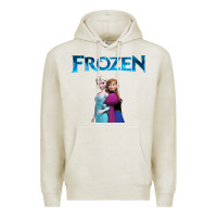 Oatmeal Heather newanna and elsa frozen Premium Hoodie - linhVisuals