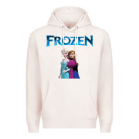 Pale Pink newanna and elsa frozen Premium Hoodie - linhVisuals