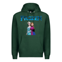Sports Green newanna and elsa frozen Premium Hoodie - linhVisuals