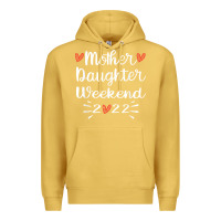 Antique Gold mother daughter weekend 2022 girls trip family vacation t shirt Premium Hoodie - linhVisuals