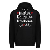 Black mother daughter weekend 2022 girls trip family vacation t shirt Premium Hoodie - linhVisuals