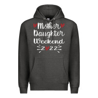 Charcoal Heather mother daughter weekend 2022 girls trip family vacation t shirt Premium Hoodie - linhVisuals