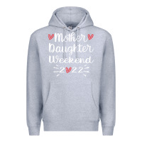Heather Grey mother daughter weekend 2022 girls trip family vacation t shirt Premium Hoodie - linhVisuals