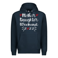Navy mother daughter weekend 2022 girls trip family vacation t shirt Premium Hoodie - linhVisuals