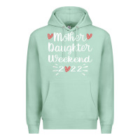 Seafoam mother daughter weekend 2022 girls trip family vacation t shirt Premium Hoodie - linhVisuals