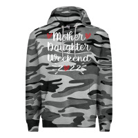 Slate Camo mother daughter weekend 2022 girls trip family vacation t shirt Premium Hoodie - linhVisuals
