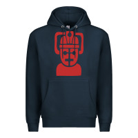 Navy cyberman Premium Hoodie - linhVisuals