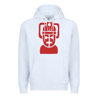 White cyberman Premium Hoodie - linhVisuals