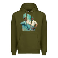 Army Green reprise (sisters)   white christmas Premium Hoodie - linhVisuals
