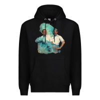 Black reprise (sisters)   white christmas Premium Hoodie - linhVisuals