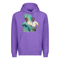 Purple reprise (sisters)   white christmas Premium Hoodie - linhVisuals