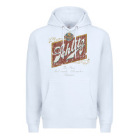 White schlitz beer Premium Hoodie - linhVisuals