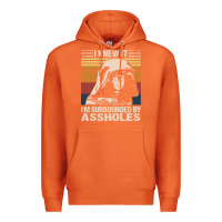 Carrot i knew it im surrounded by assholes Premium Hoodie - linhVisuals