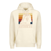 Sandshell i knew it im surrounded by assholes Premium Hoodie - linhVisuals