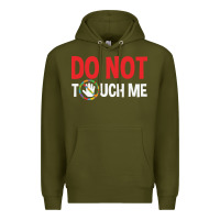 Army Green do not touch me autism kid Premium Hoodie - linhVisuals