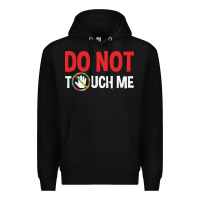 Black do not touch me autism kid Premium Hoodie - linhVisuals