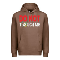 Chestnut do not touch me autism kid Premium Hoodie - linhVisuals