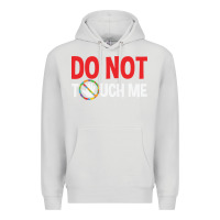 Dove Grey do not touch me autism kid Premium Hoodie - linhVisuals