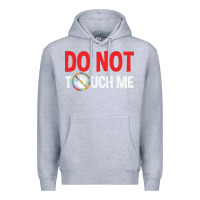 Heather Grey do not touch me autism kid Premium Hoodie - linhVisuals