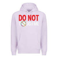 Lilac do not touch me autism kid Premium Hoodie - linhVisuals