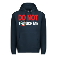 Navy do not touch me autism kid Premium Hoodie - linhVisuals