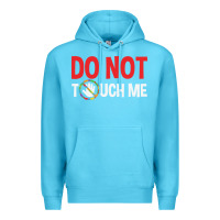 Ocean Blue do not touch me autism kid Premium Hoodie - linhVisuals