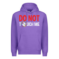 Purple do not touch me autism kid Premium Hoodie - linhVisuals