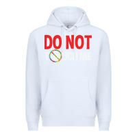 White do not touch me autism kid Premium Hoodie - linhVisuals