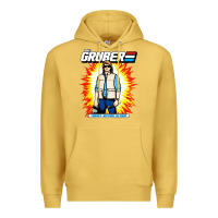 Antique Gold macgruber action figure Premium Hoodie - linhVisuals