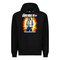 Black macgruber action figure Premium Hoodie - linhVisuals