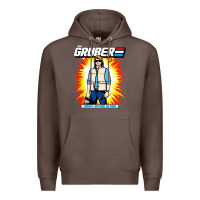 Coffee macgruber action figure Premium Hoodie - linhVisuals