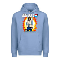 Colony Blue macgruber action figure Premium Hoodie - linhVisuals